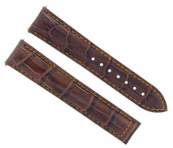 18MM-24MM GENUINE LEATHER WATCH BAND STRAP WITH CLASP FOR OMEGA SEAMASTER PLANET