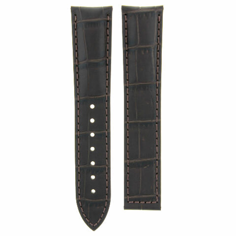 18MM-24MM GENUINE LEATHER WATCH BAND STRAP WITH CLASP FOR OMEGA SEAMASTER PLANET