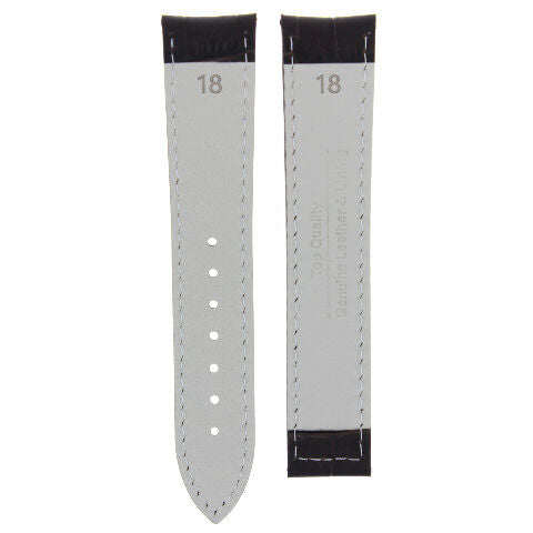18MM-24MM GENUINE LEATHER WATCH BAND STRAP WITH CLASP FOR OMEGA SEAMASTER PLANET