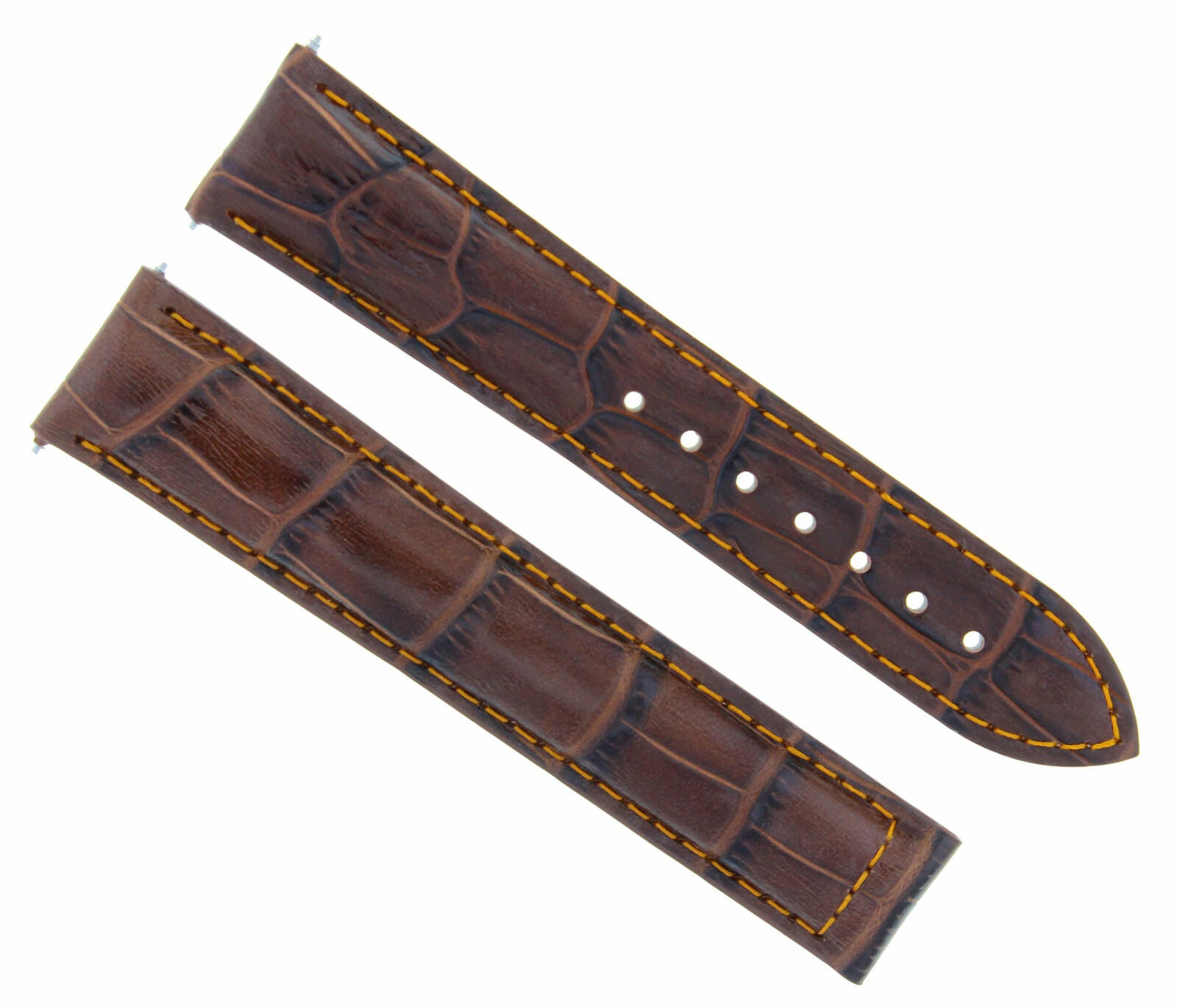 18-19-20-22-24MM LEATHER STRAP WATCH BAND FOR OMEGA SEAMASTER PLANET GOLD ROSE