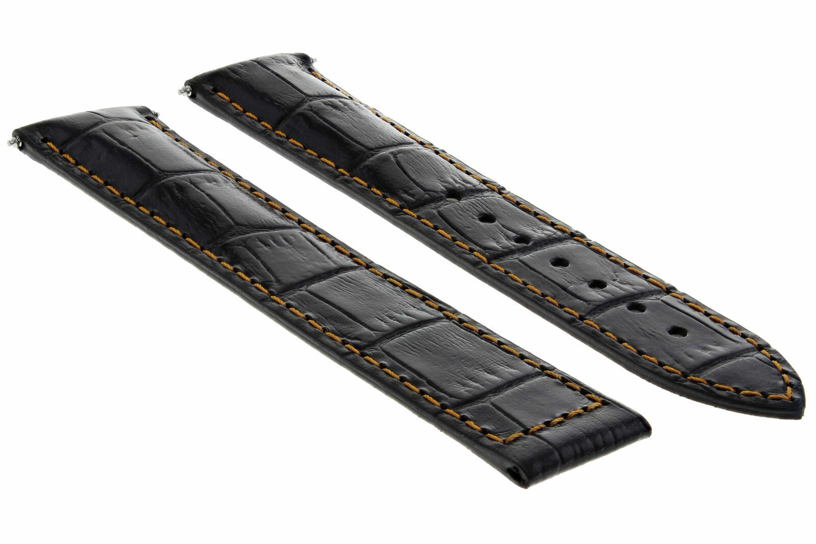 18-19-20-22-24MM LEATHER STRAP WATCH BAND FOR OMEGA SEAMASTER PLANET GOLD ROSE