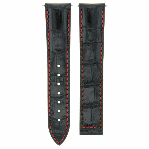 18MM-24MM GENUINE LEATHER WATCH BAND STRAP WITH CLASP FOR OMEGA SEAMASTER PLANET