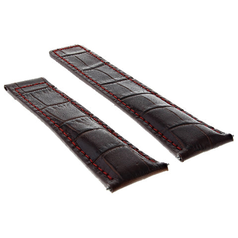 19-20-21-22MM LEATHER WATCH BAND STRAP FOR TAG HEUER CARRERA DEPLOYMENT CLASP