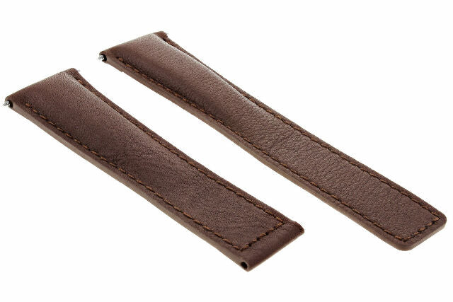 19MM 20MM 22MM LEATHER WATCH BAND STRAP WITH CLASP FOR TAG HEUER CARRERA MONACO