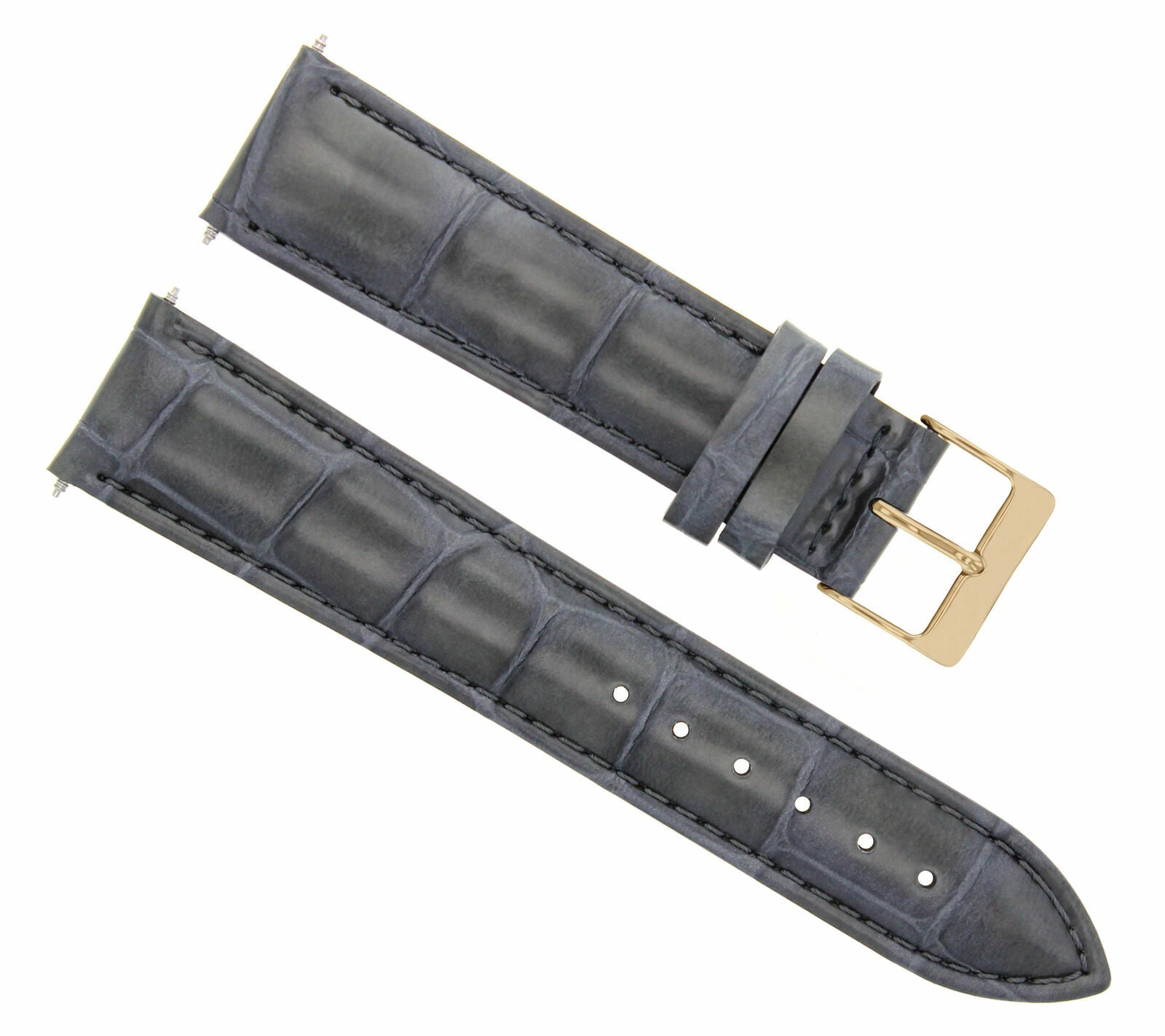 LEATHER WATCH BAND STRAP FOR CITIZEN DRIVE ROSE BLACK - 19MM