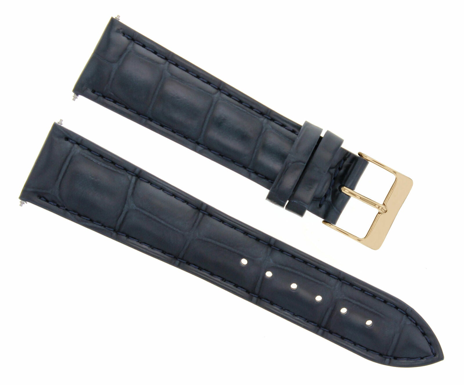 LEATHER WATCH BAND STRAP FOR CITIZEN DRIVE ROSE BLACK - 22MM