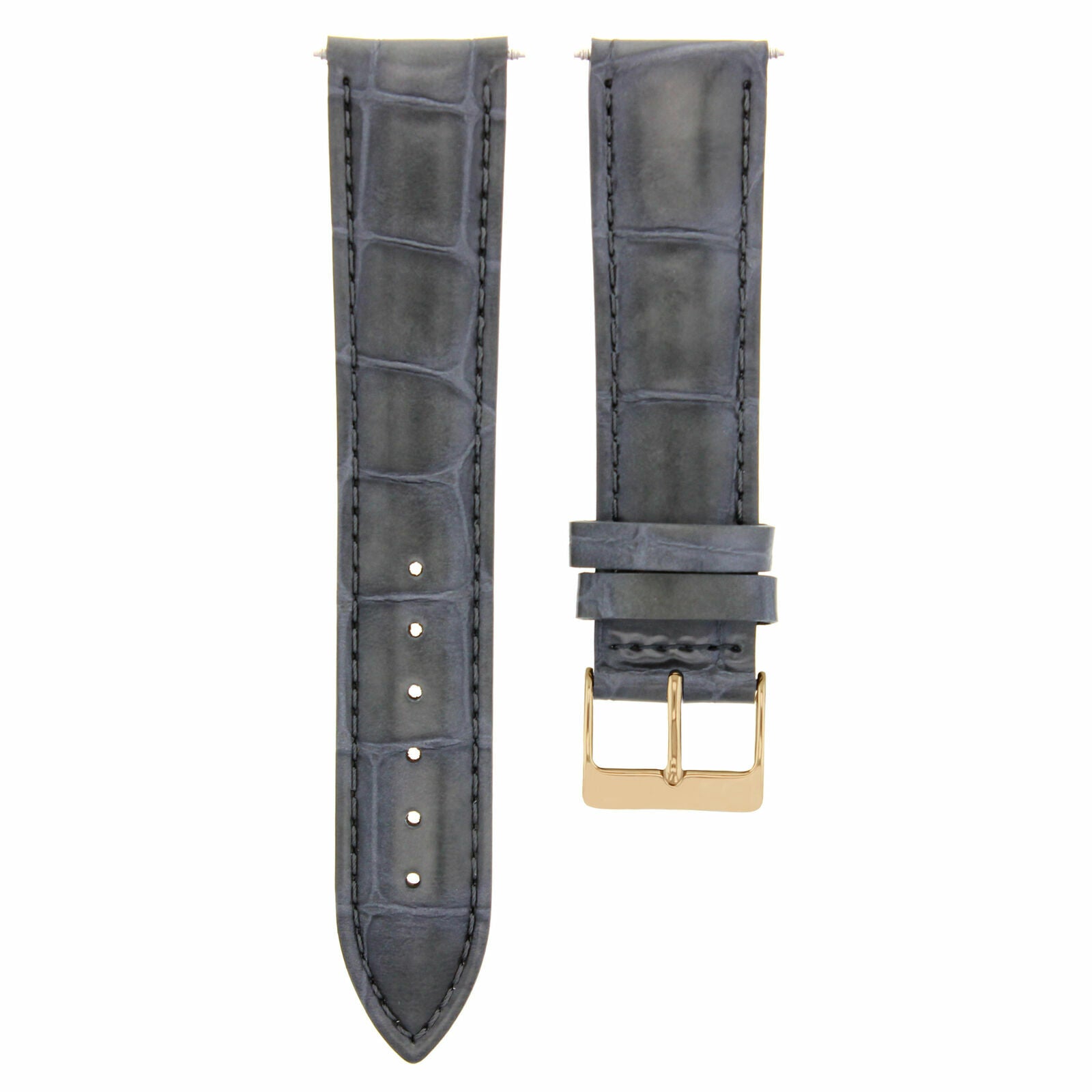 LEATHER WATCH BAND STRAP FOR CITIZEN DRIVE ROSE BLACK - 24MM