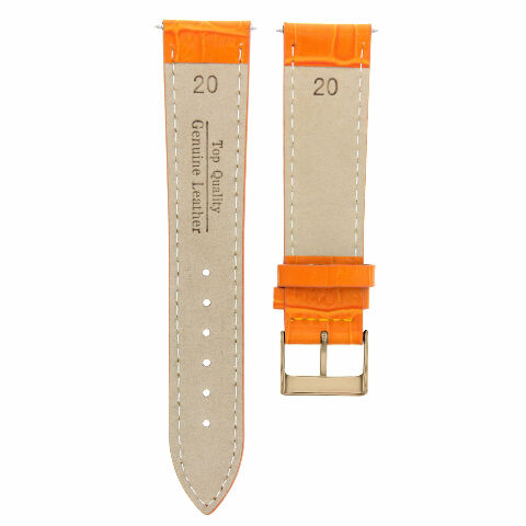 LEATHER WATCH BAND STRAP FOR CITIZEN DRIVE ROSE BLACK - 24MM