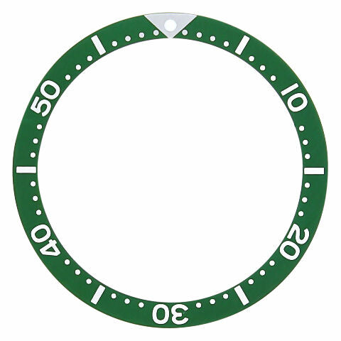 REPLACEMENT BEZEL INSERT GREEN FOR WATCH 38MM X 31.50MM