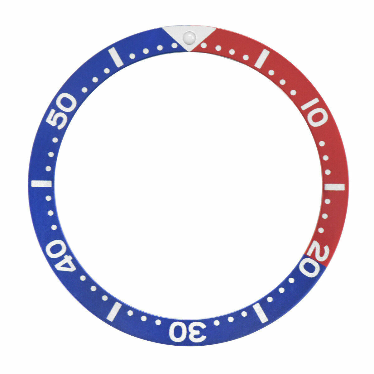 REPLACEMENT BEZEL INSERT RED/BLUE/PEPSI FOR WATCH 38MM X 31.50MM