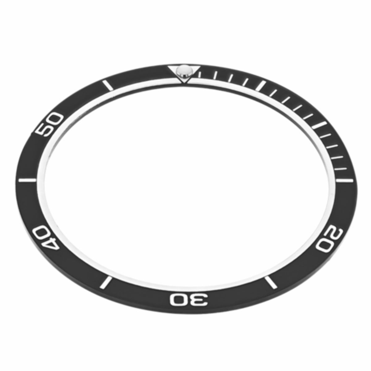 REPLACEMENT BEZEL INSERT BEVEL BLACK FOR WATCH 38MM X 31.50MM