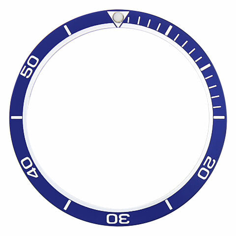 REPLACEMENT BEZEL INSERT BLUE FOR WATCH 38MM X 31.50MM