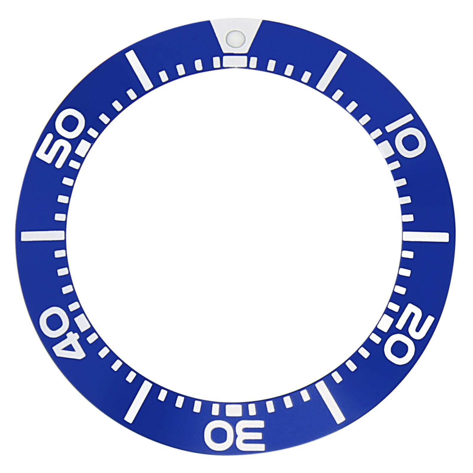 REPLACEMENT BEZEL INSERT BLUE FOR WATCH 38.50MM X 29MM