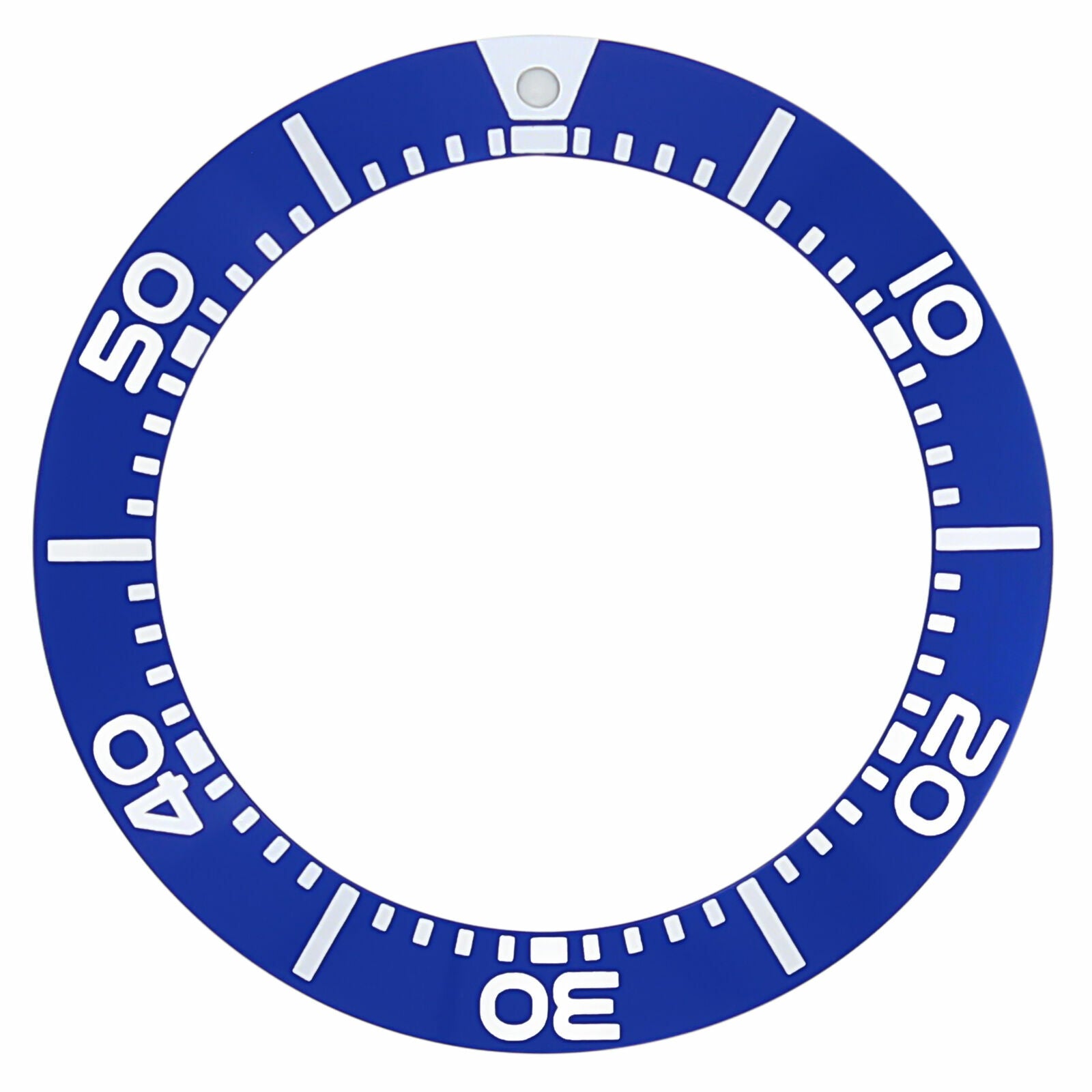 REPLACEMENT BEZEL INSERT BLUE FOR WATCH 38.50MM X 29MM