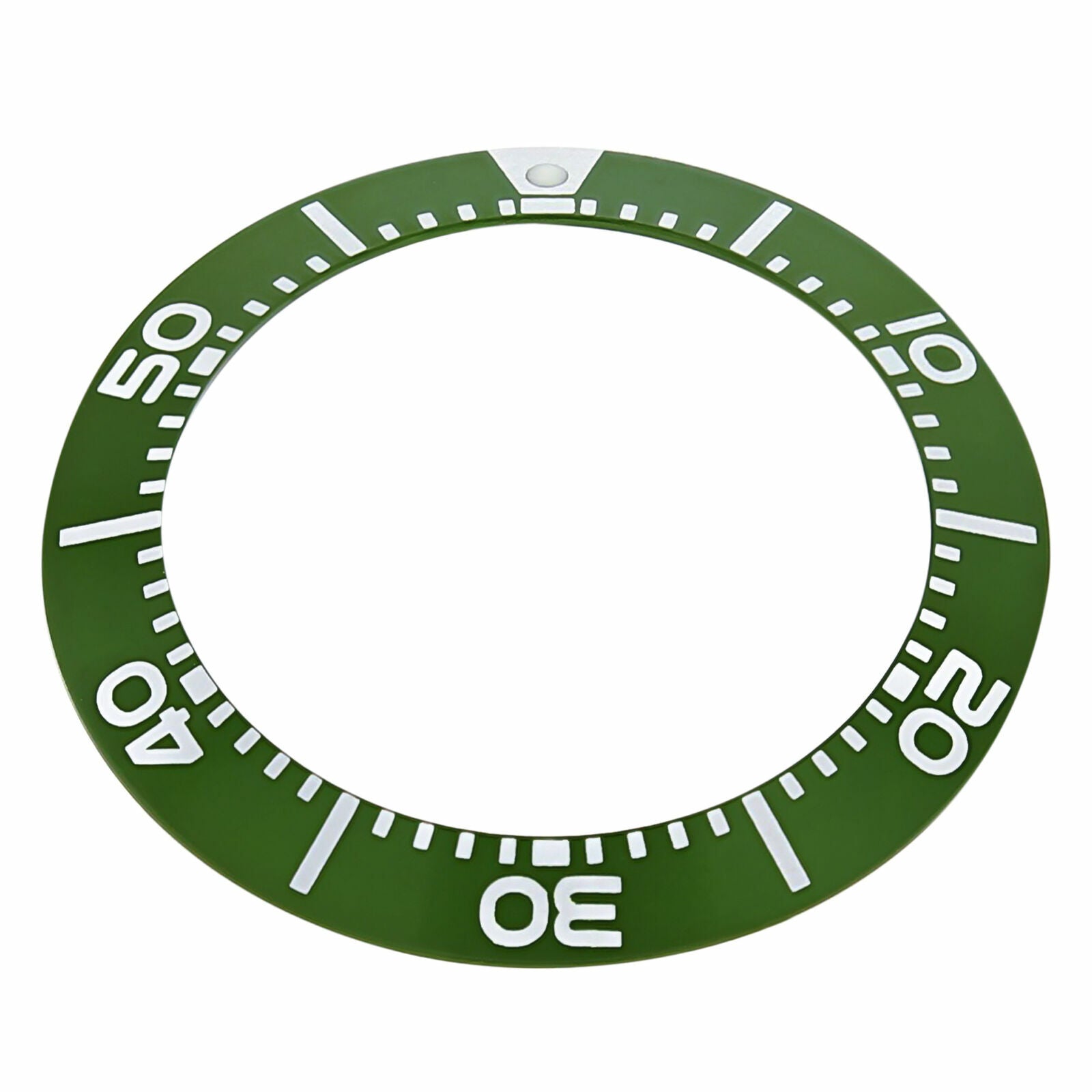 REPLACEMENT BEZEL INSERT GREEN FOR WATCH 38.50MM X 29MM
