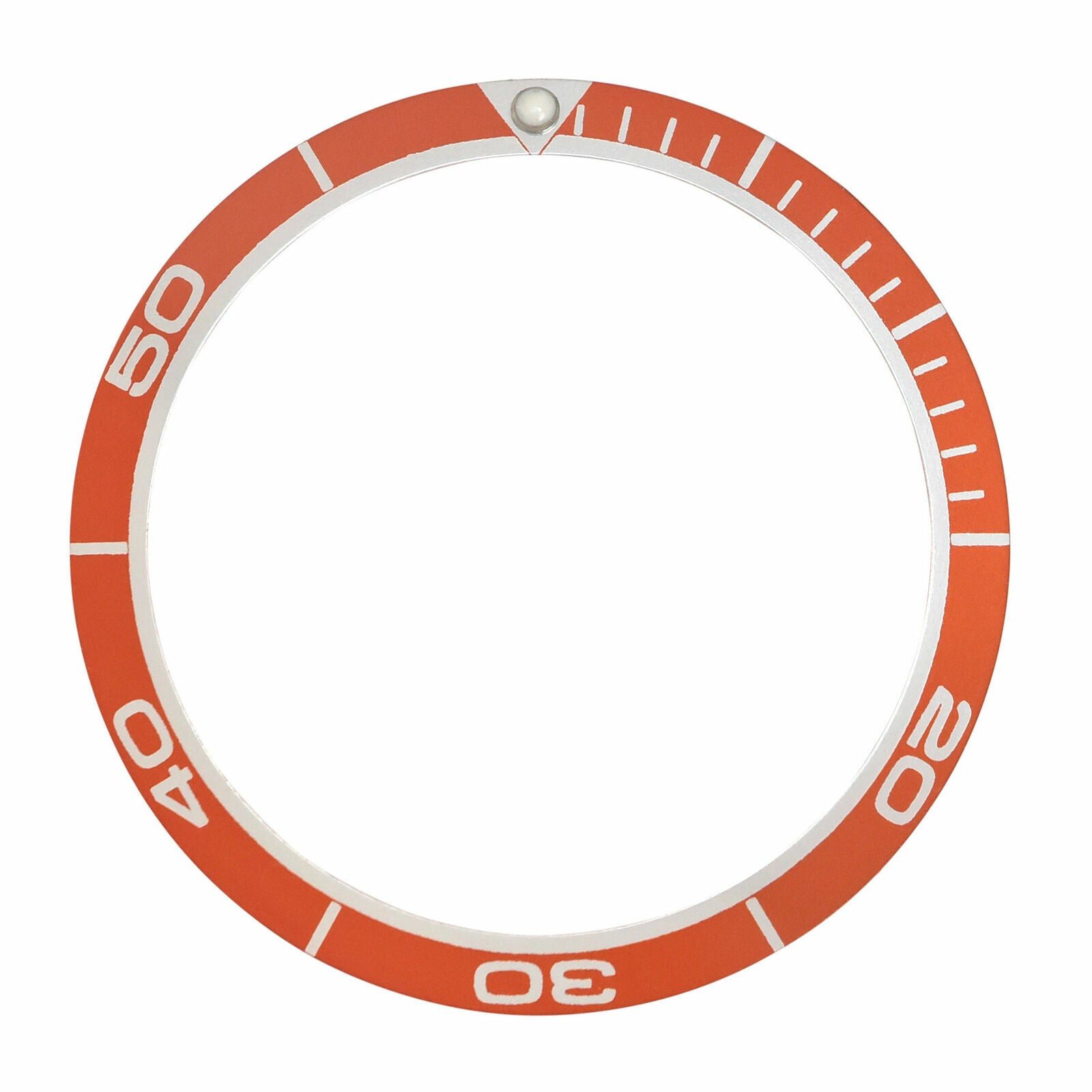 REPLACEMENT BEZEL INSERT ORANGE FOR WATCH 38MM X 31MM