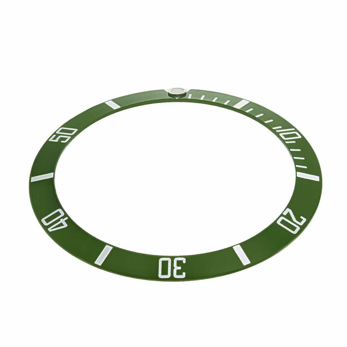 REPLACEMENT BEZEL INSERT GREEN FOR WATCH 37.60MM X 30.70MM