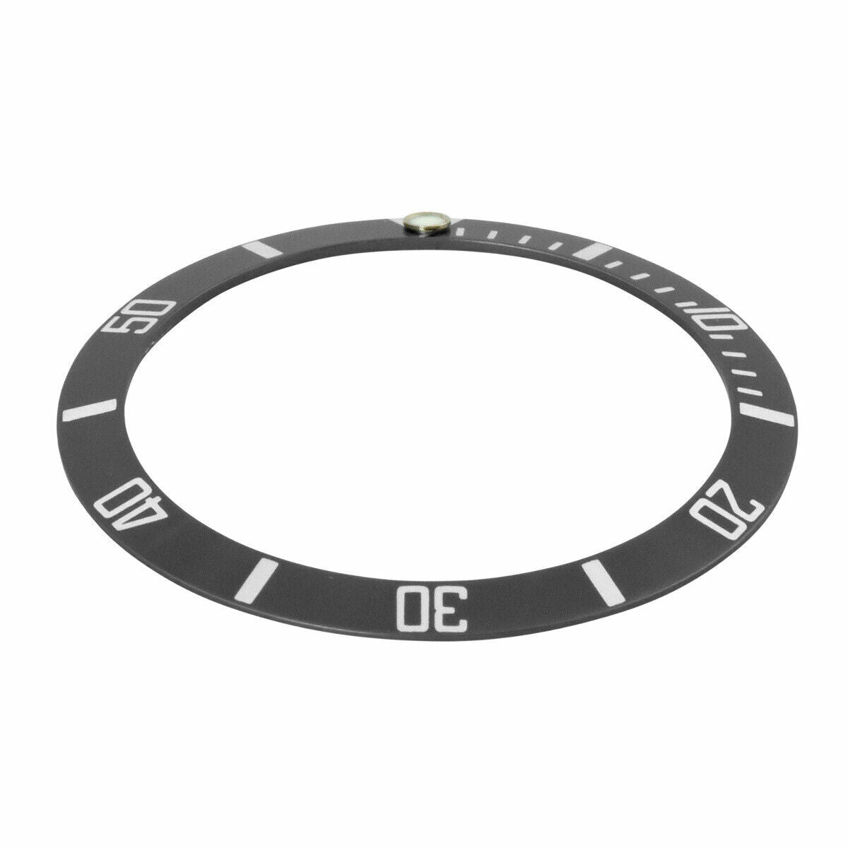 REPLACEMENT BEZEL INSERT GREY FOR WATCH 37.60MM X 30.70MM