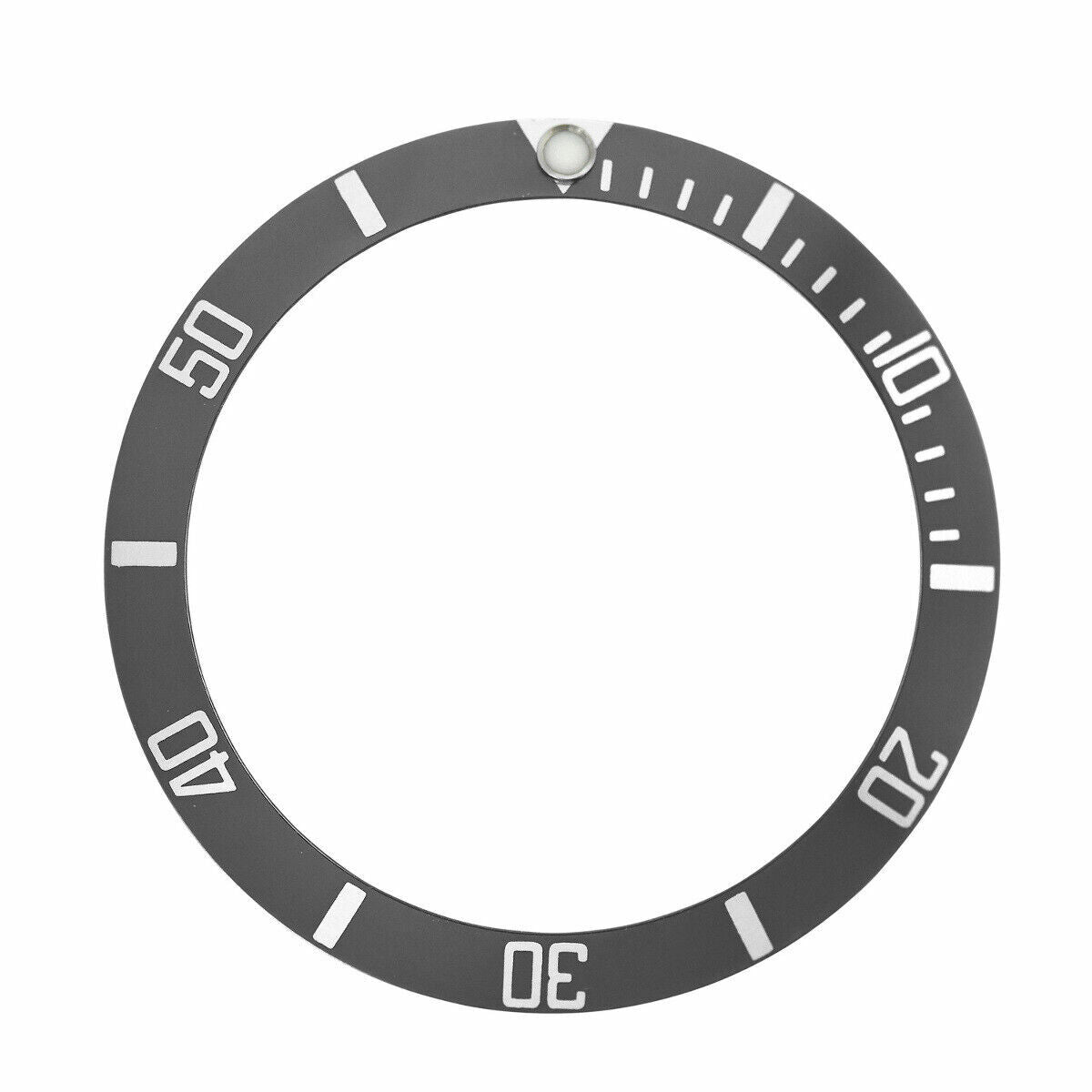 REPLACEMENT BEZEL INSERT GREY FOR WATCH 37.60MM X 30.70MM