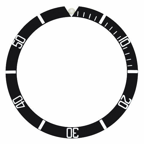 BEZEL INSERT FOR TUDOR 9411 7016  76100,94010, 9401 PLASTIC ( ACRYLIC) BLACK