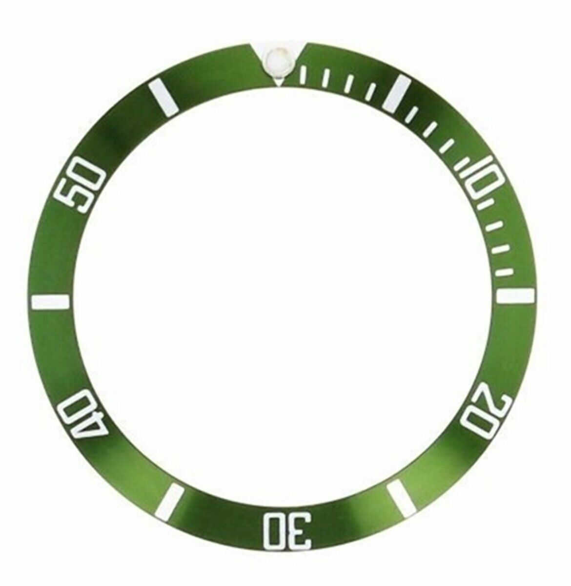 REPLACEMENT BEZEL INSERT GREEN FOR WATCH 36MM X 30MM