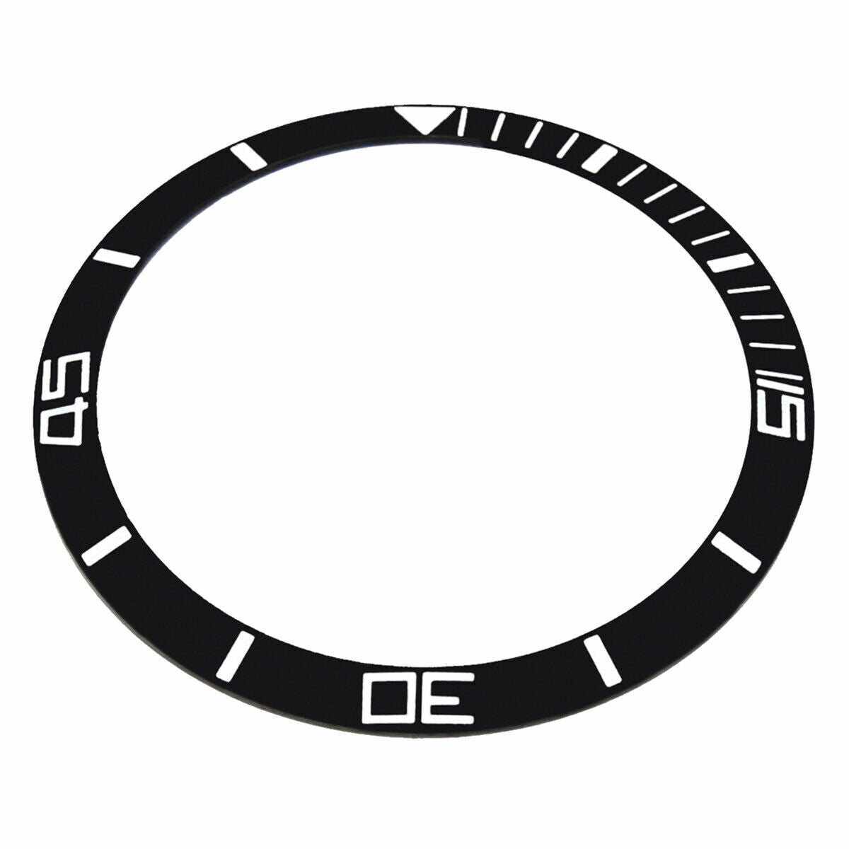 REPLACEMENT BEZEL INSERT BLACK FOR WATCH 29.70M X 25MM