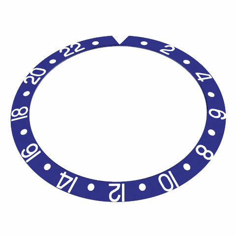 REPLACEMENT BEZEL INSERT FOR ROLEX 16700 16710 16713 16718,16760 BLUEBERRY