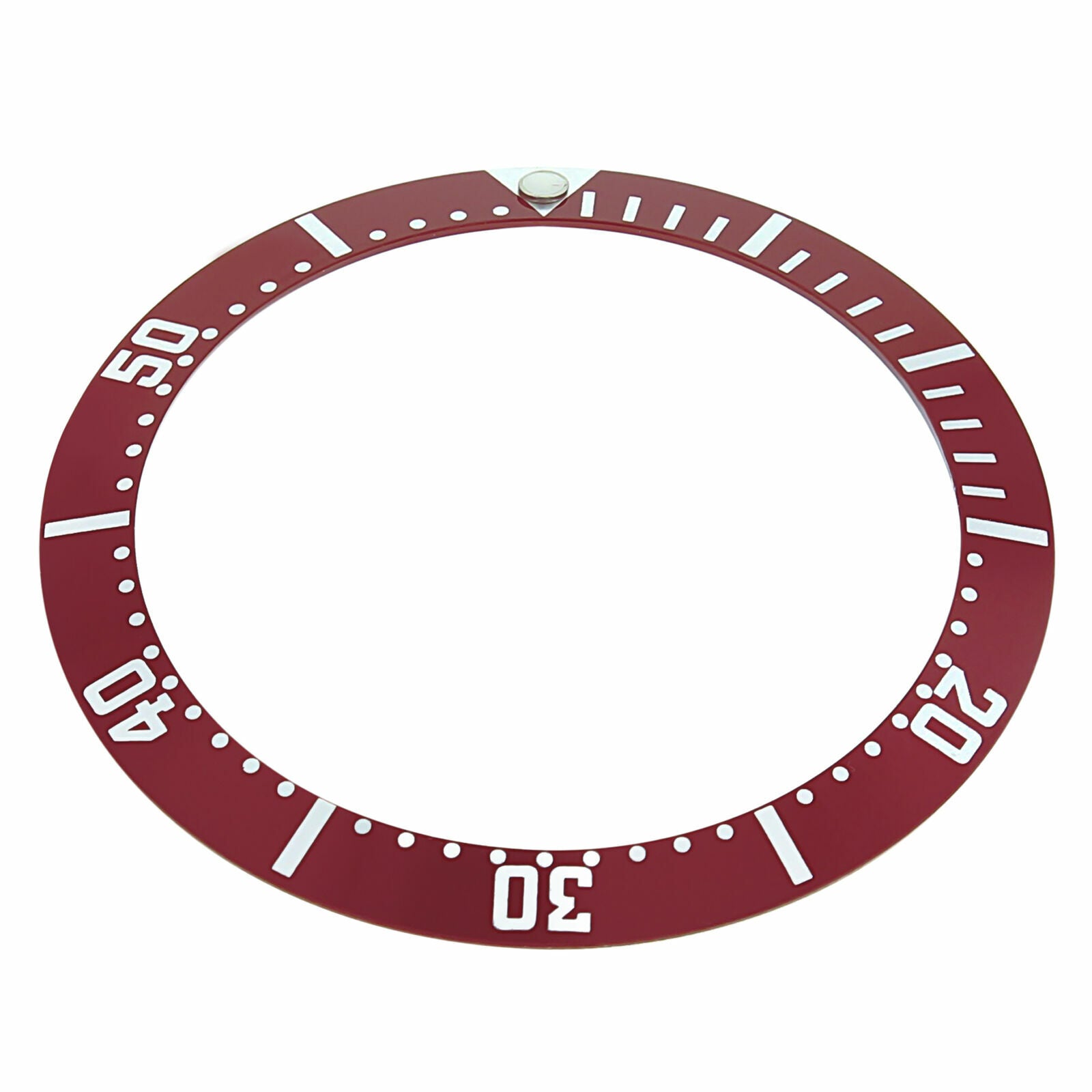 REPLACEMENT BEZEL INSERT DARK RED FOR WATCH 38.10MM X 30.50MM