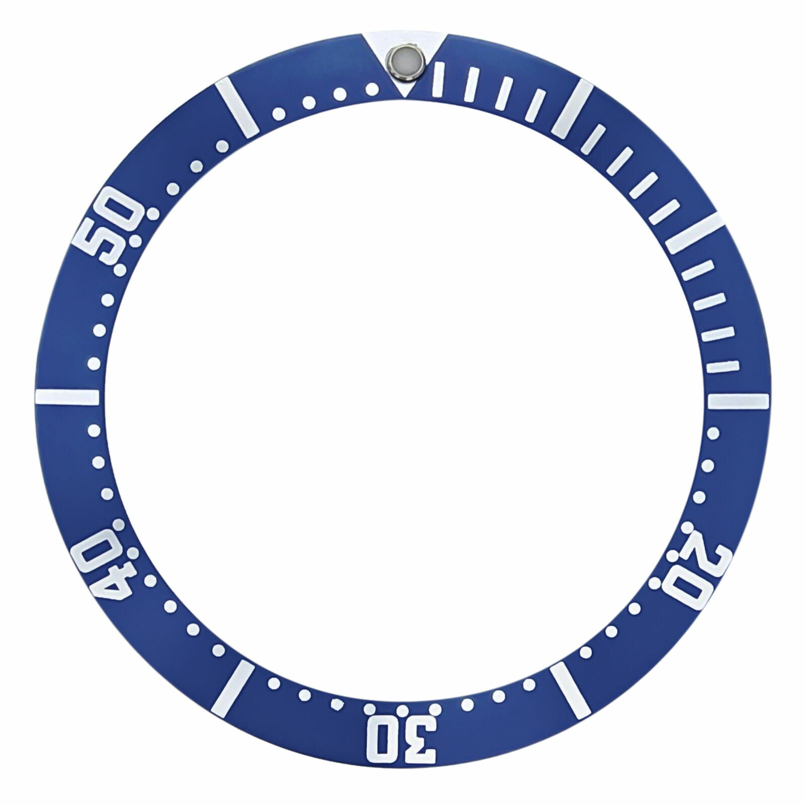 REPLACEMENT BEZEL INSERT BLUE FOR WATCH 40.90MM X 32.70MM