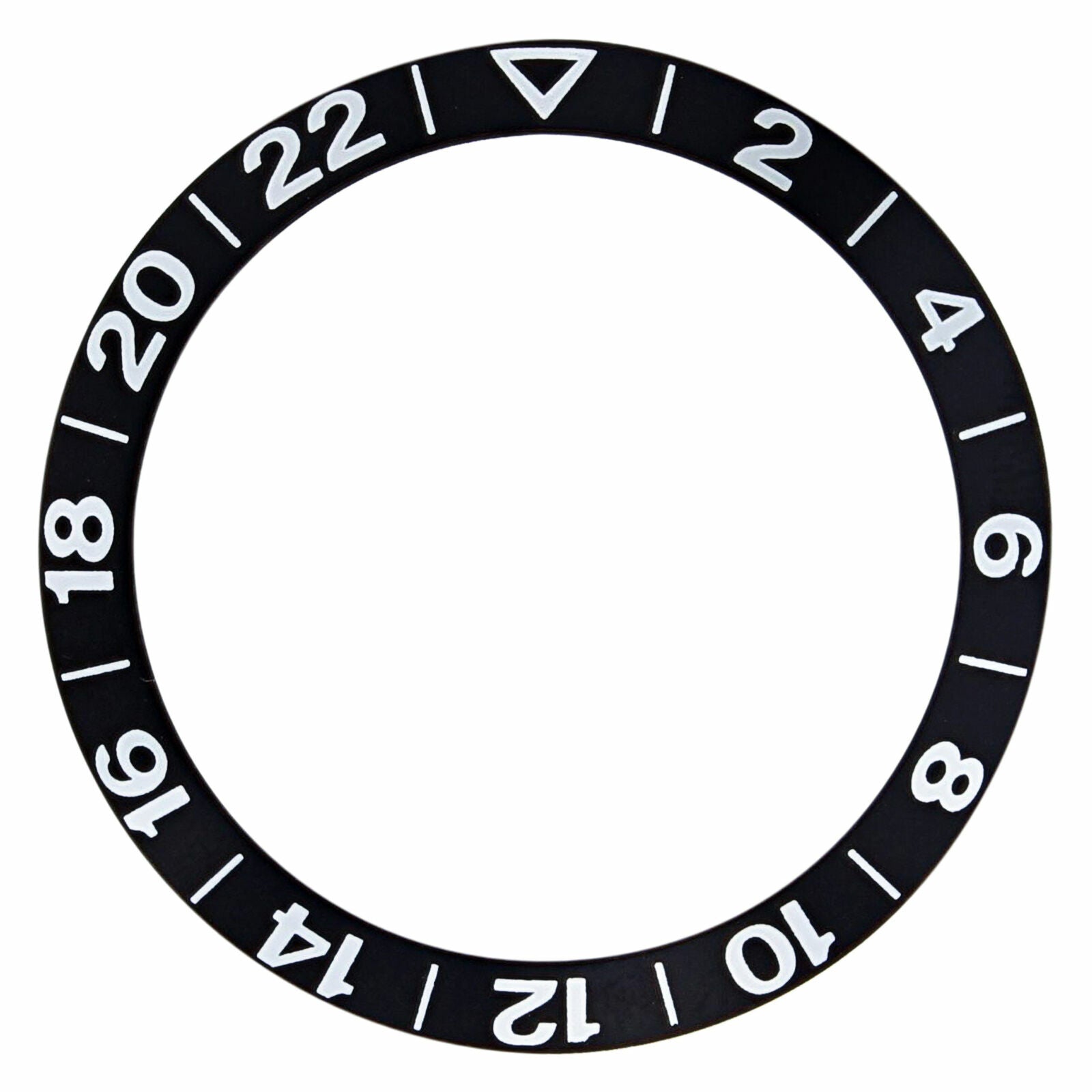 REPLACEMENT BEZEL INSERT BLACK FOR WATCH 38MM 30.60MM