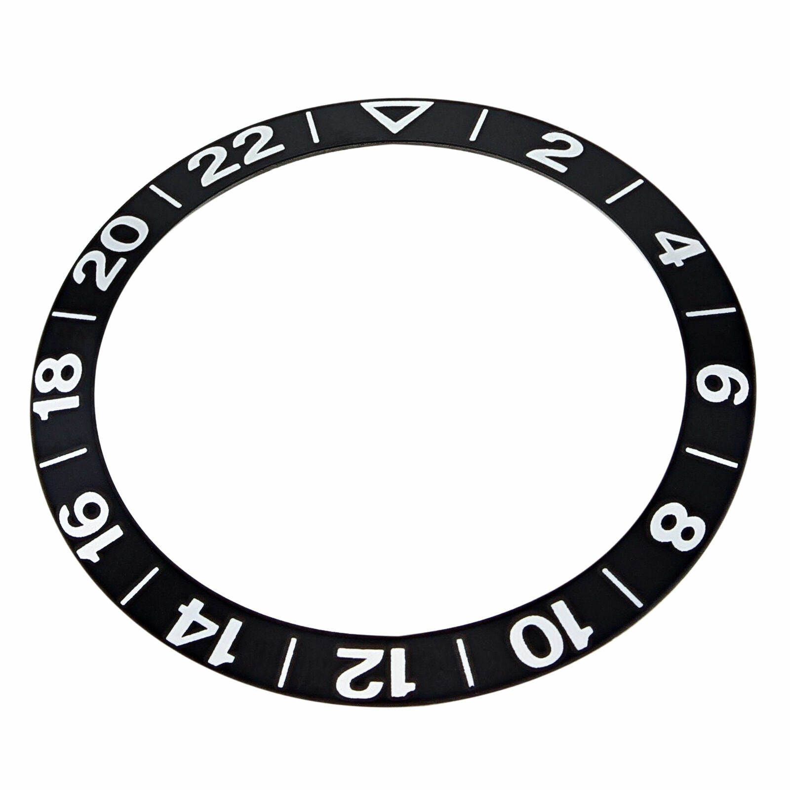 REPLACEMENT BEZEL INSERT BLACK FOR WATCH 38MM 30.60MM