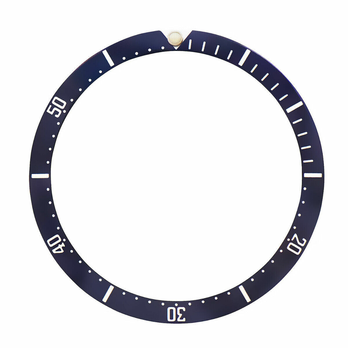 REPLACEMENT BEZEL INSERT BLUE FOR WATCH 36.80MM X 31.20MM