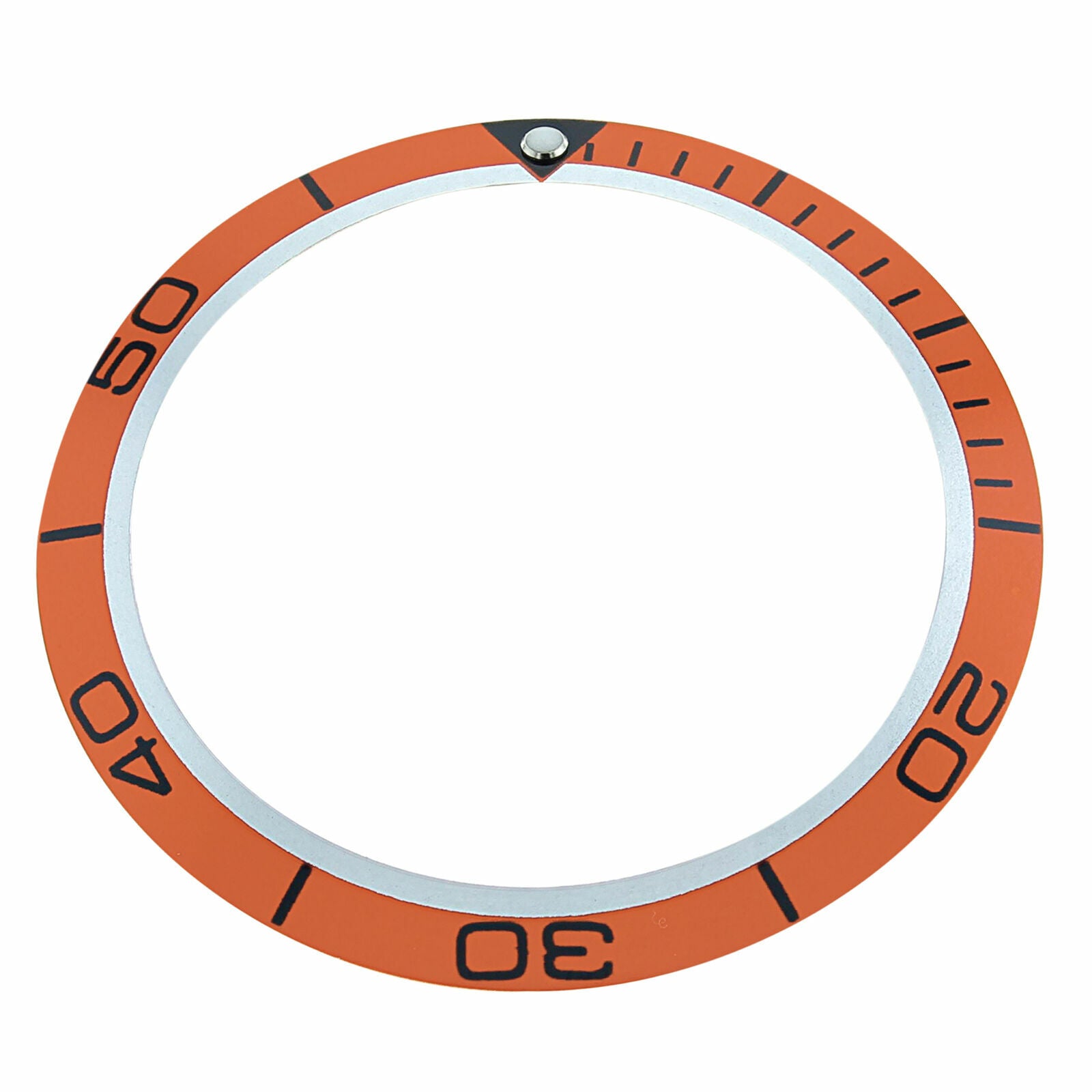 REPLACEMENT BEZEL INSERT ORANGE FOR WATCH 38.10MM X 30.60MM