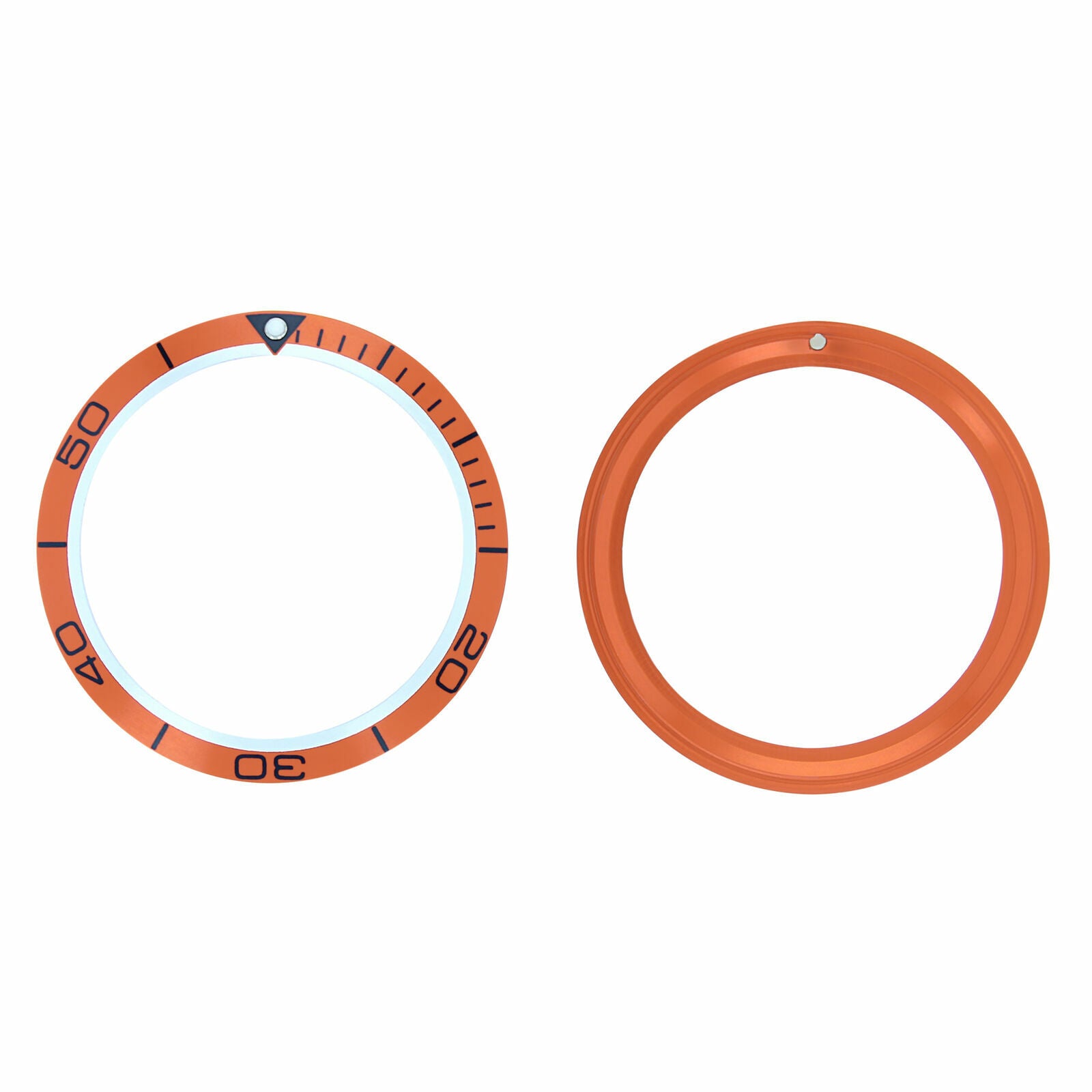 REPLACEMENT BEZEL INSERT ORANGE FOR WATCH 38.10MM X 30.60MM