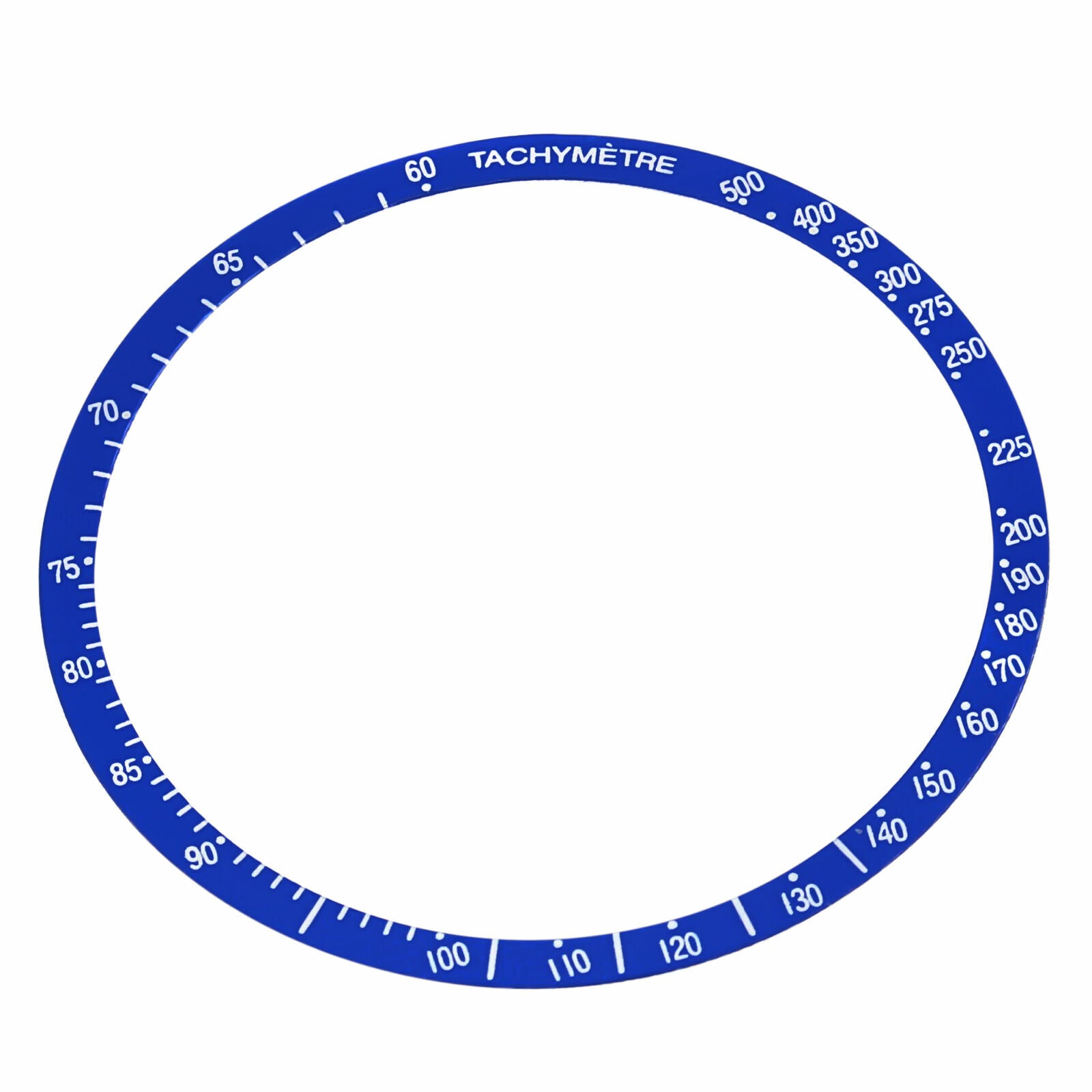 REPLACEMENT BEZEL INSERT BLUE FOR WATCH 38.60MM X 34MM