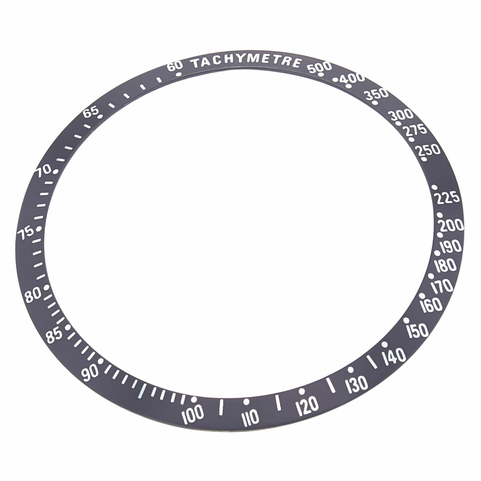 REPLACEMENT BEZEL INSERT GREY FOR WATCH 36.50MM X 31.40MM