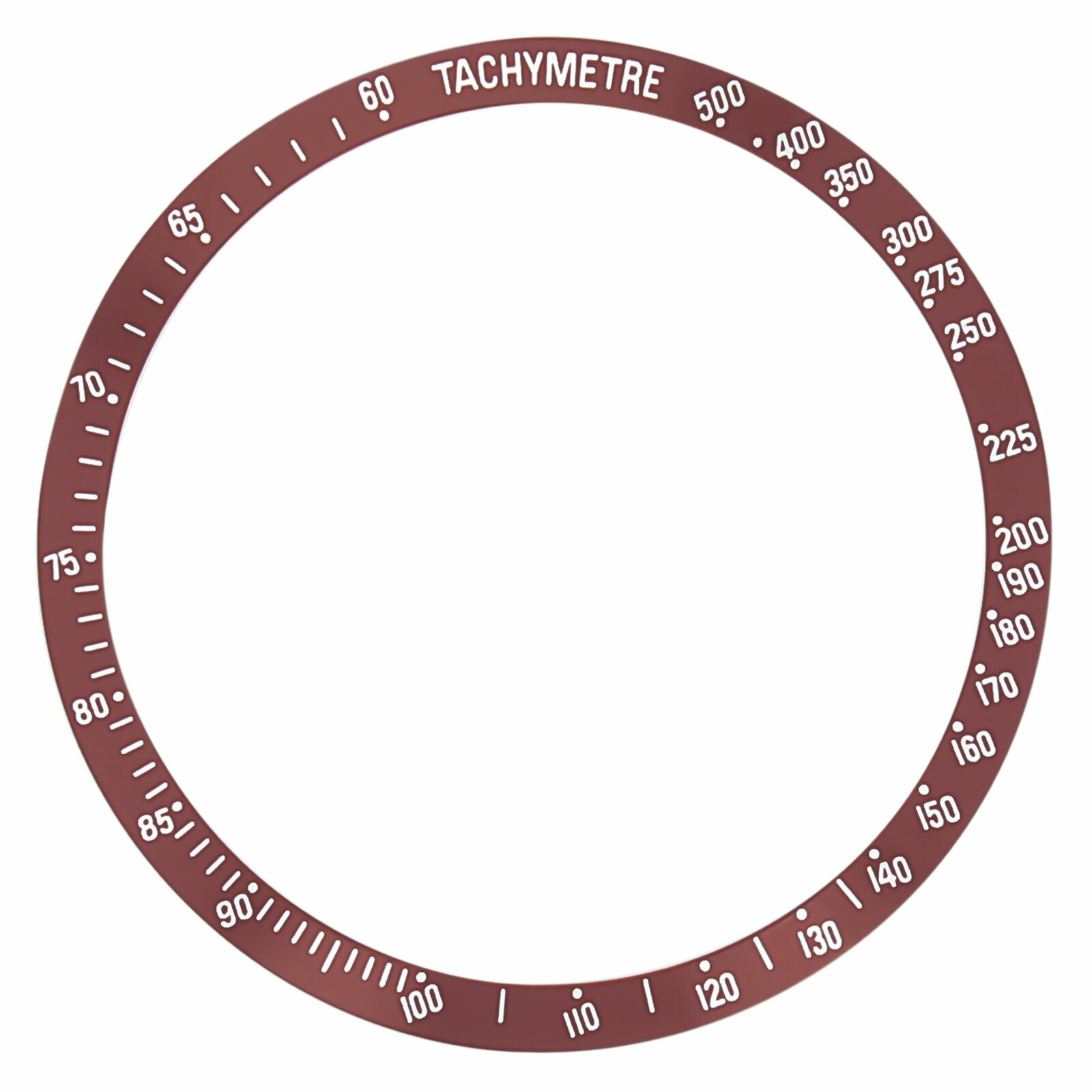 REPLACEMENT BEZEL INSERT BROWN FOR WATCH 36.50MM X 31.40MM