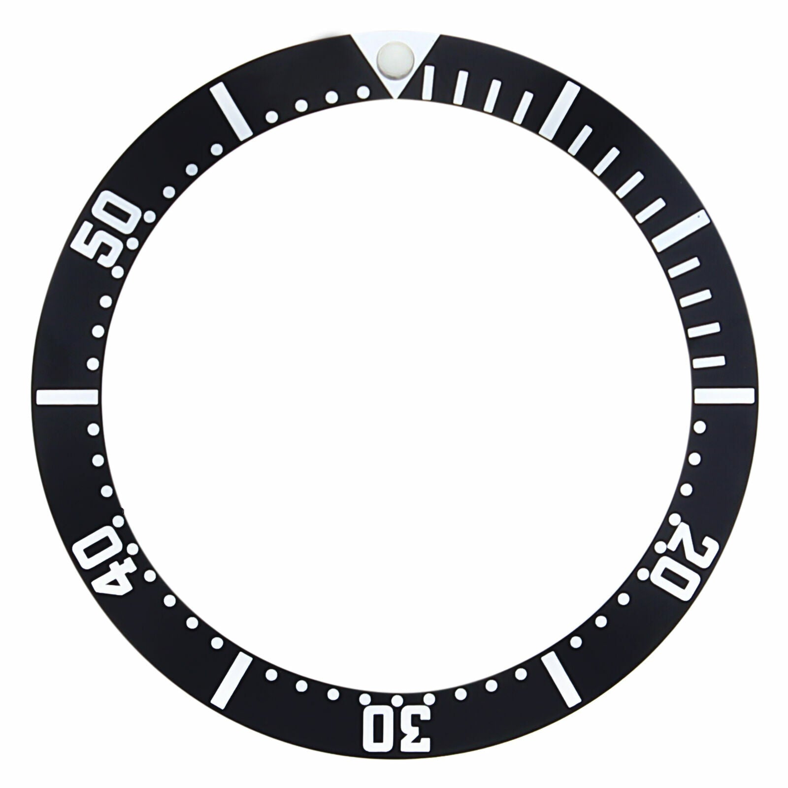 REPLACEMENT BEZEL INSERT BLACK FOR WATCH 34MM X 28MM