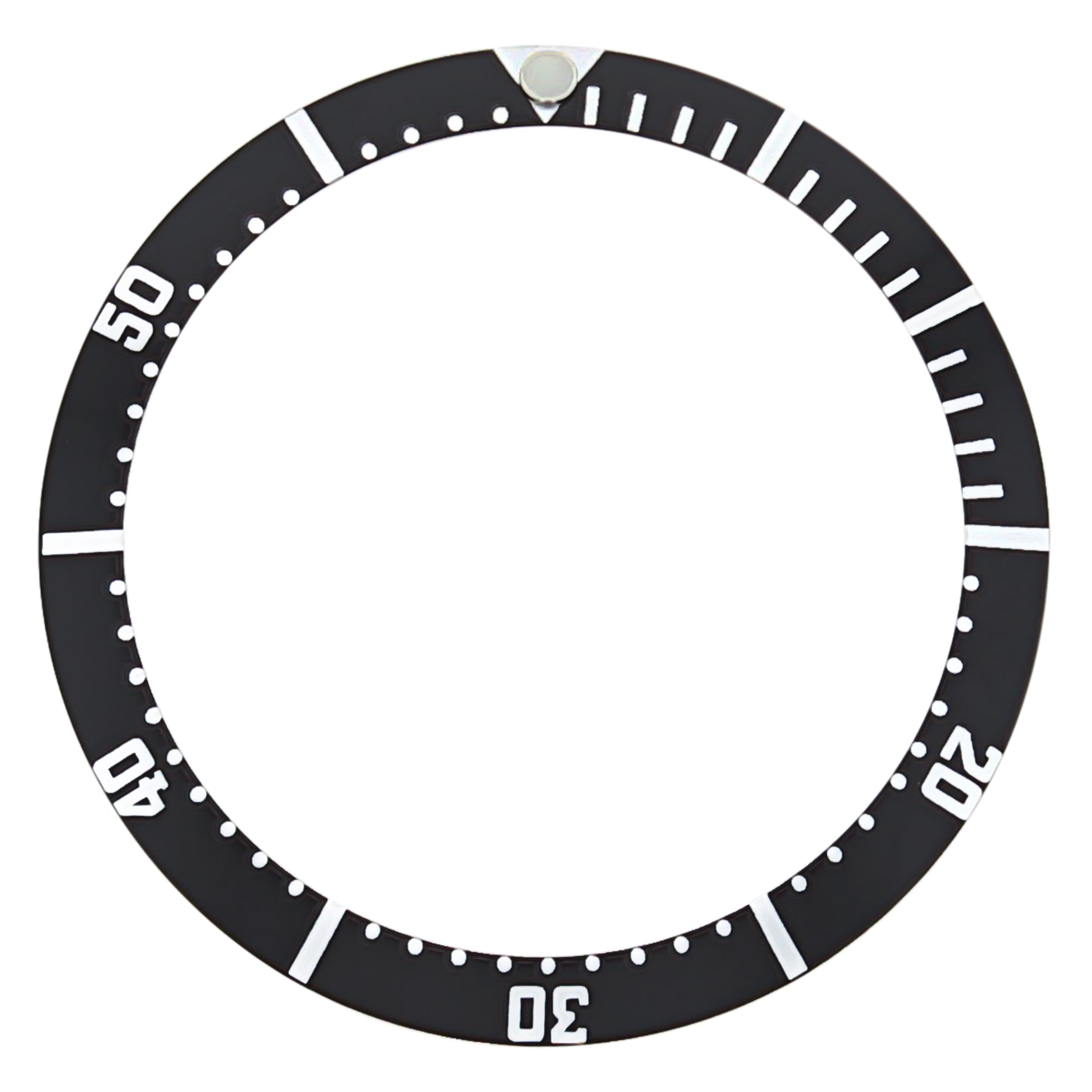 REPLACEMENT BEZEL INSERT BLACK FOR WATCH 34.20MM X 28.30MM