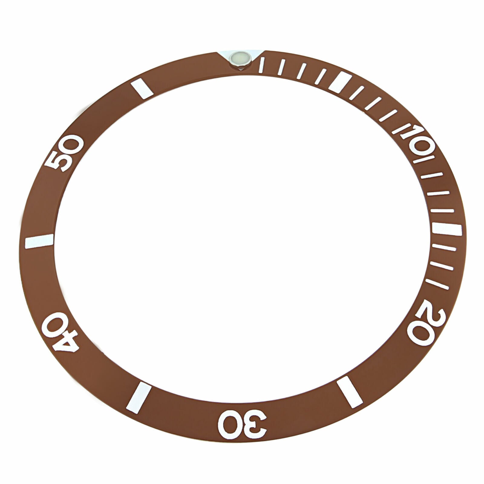 REPLACEMENT BEZEL INSERT BROWN FOR WATCH 37MM X 30.70MM