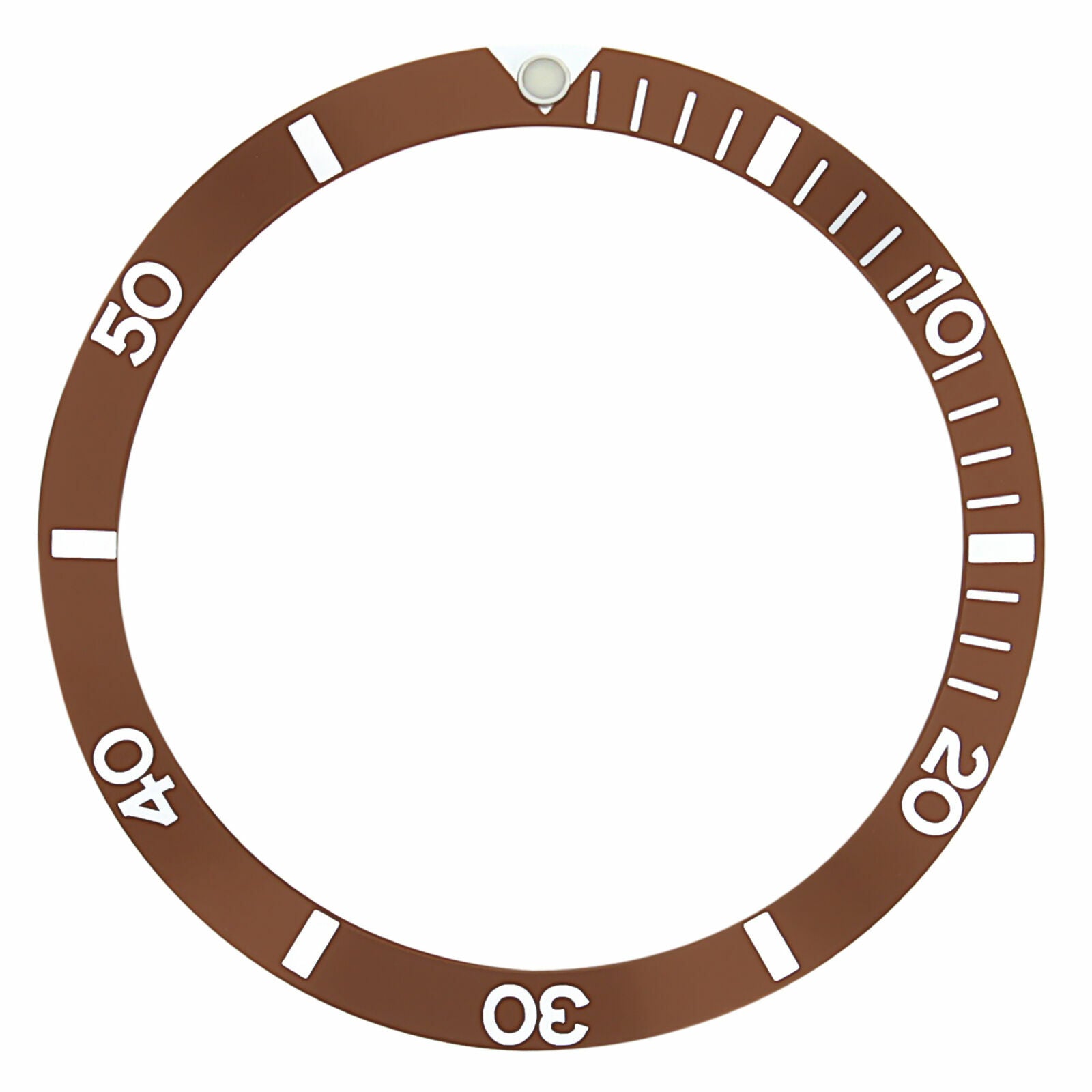 REPLACEMENT BEZEL INSERT BROWN FOR WATCH 37MM X 30.70MM