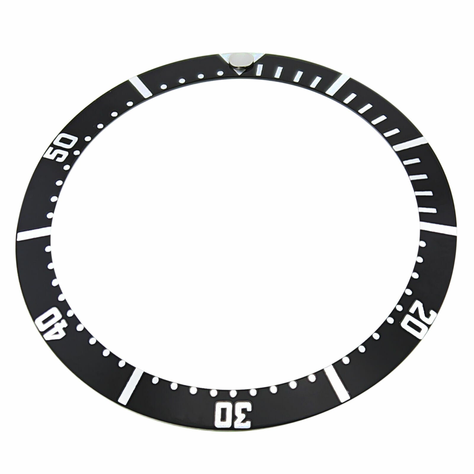 REPLACEMENT BEZEL INSERT BLACK FOR LADIES WATCH 25.70MM 19.60MM