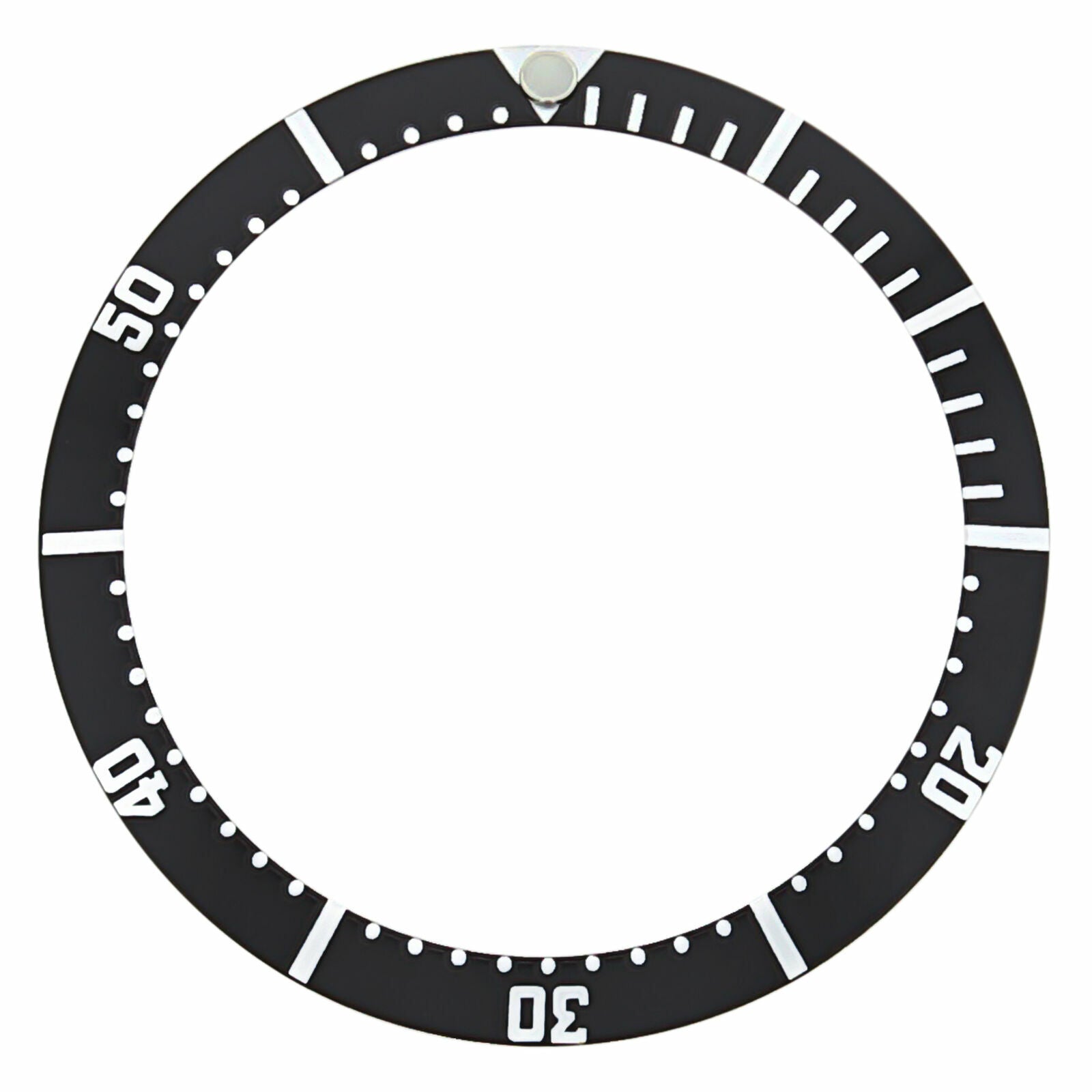 REPLACEMENT BEZEL INSERT BLACK FOR LADIES WATCH 25.70MM 19.60MM