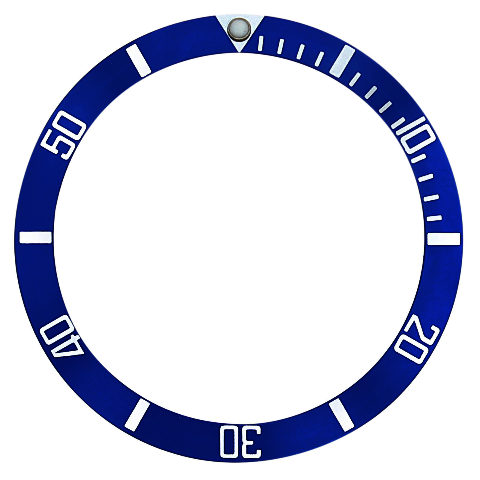 REPLACEMENT BEZEL INSERT BLACK FOR WATCH 37MM X 31MM