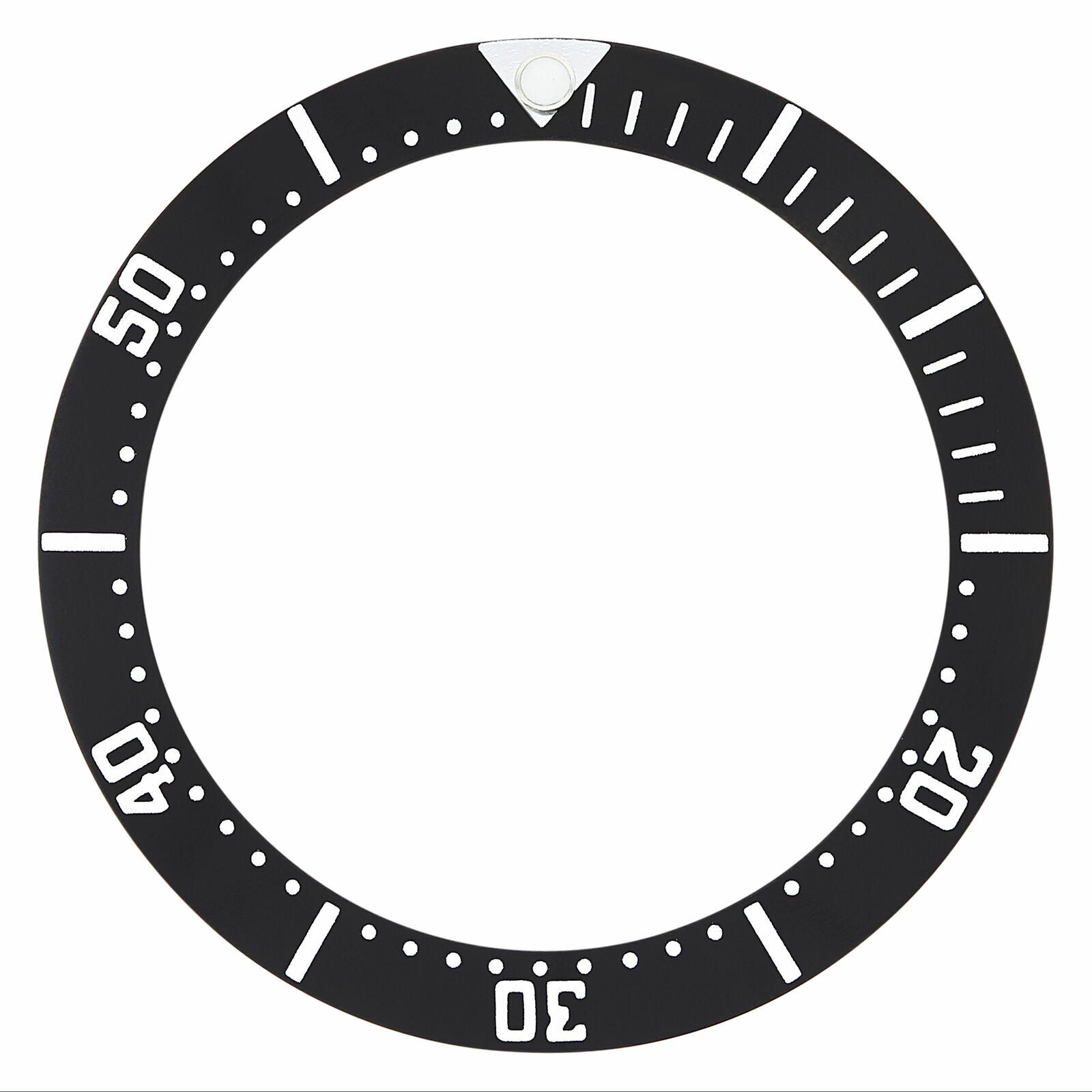 REPLACEMENT BEZEL INSERT BLACK FOR WATCH 36.80MM X 30MM