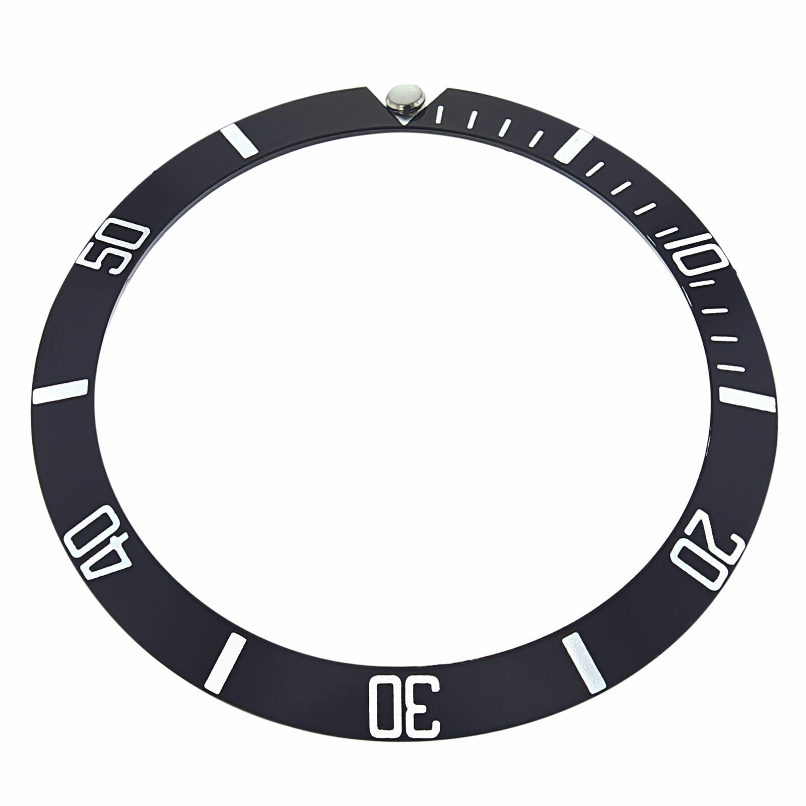 30MM X 25MM REPLACEMENT BEZEL INSERT BLACK FOR WATCH