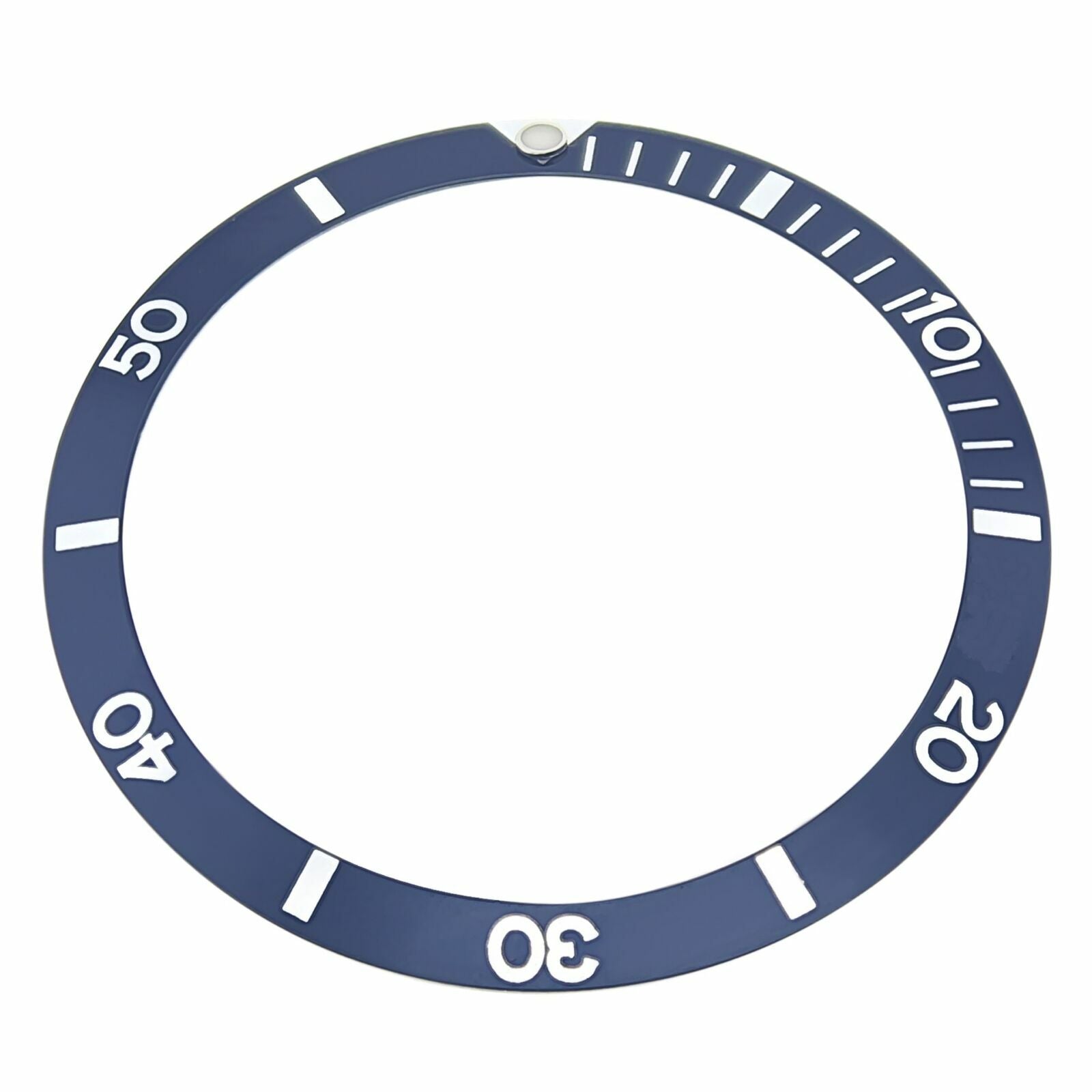 REPLACEMENT BEZEL INSERT DARK BLUE FOR WATCH 34.90MM X 28.60MM