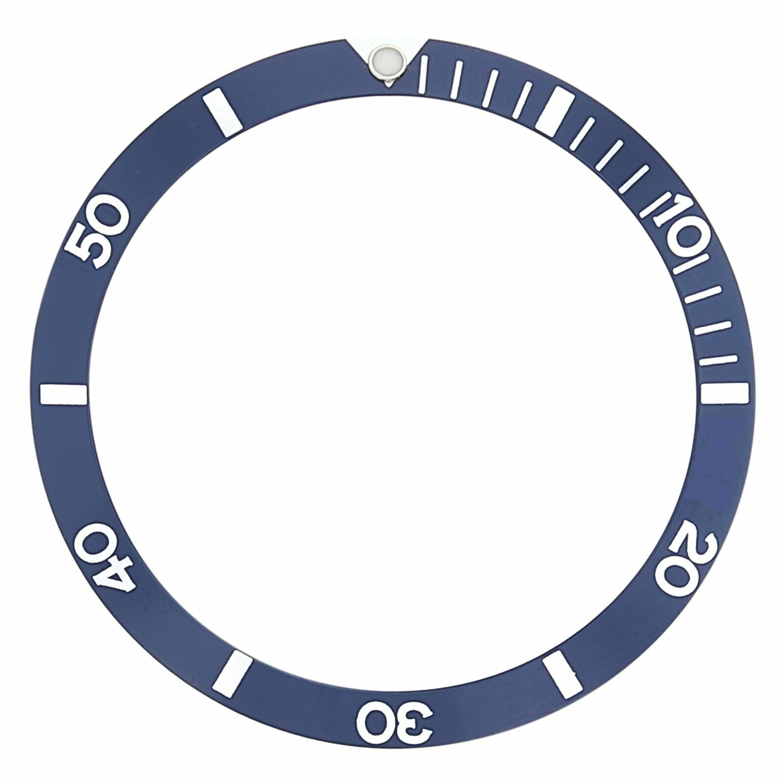 REPLACEMENT BEZEL INSERT DARK BLUE FOR WATCH 34.90MM X 28.60MM