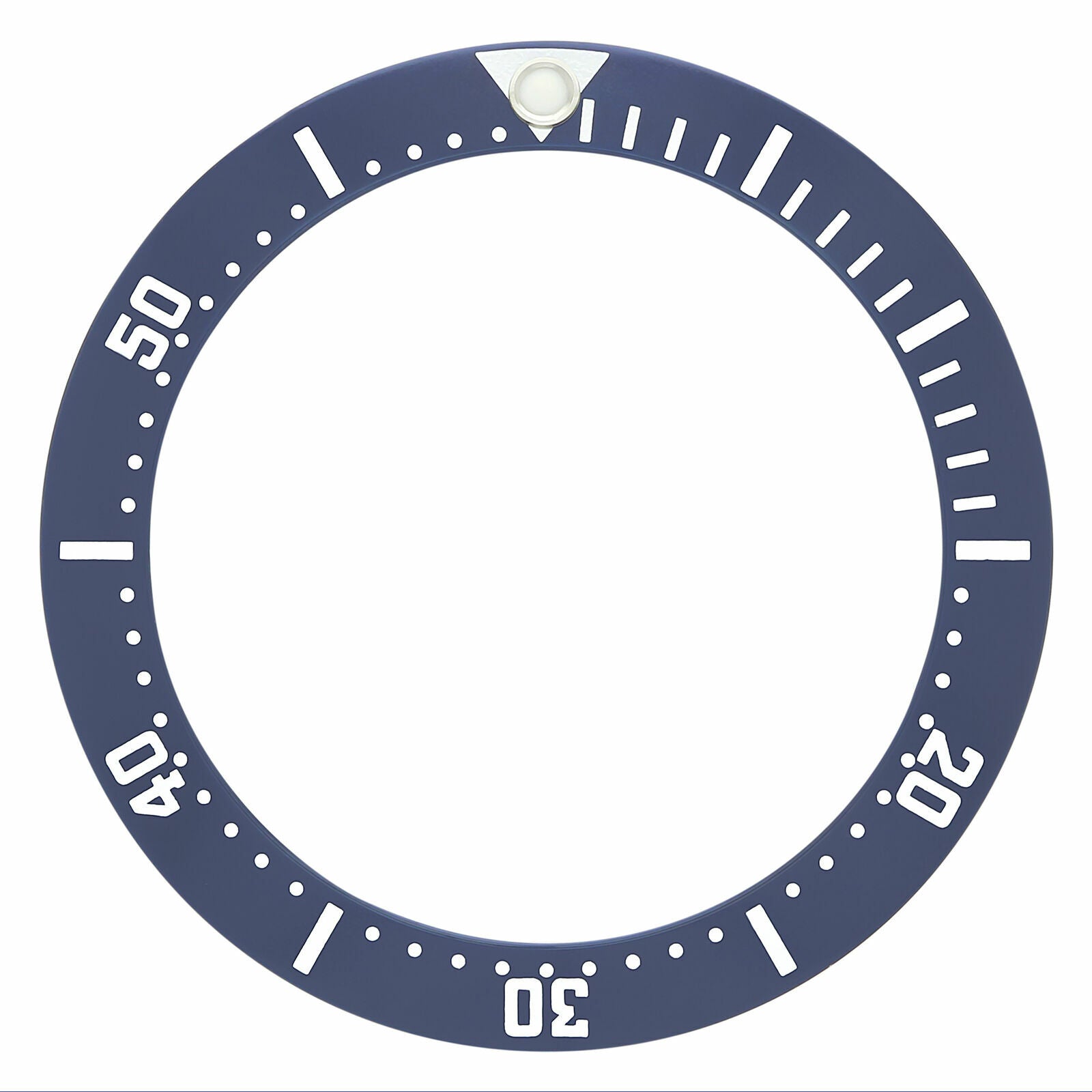 REPLACEMENT BEZEL INSERT BLUE FOR WATCH 34.90MM X 28.60MM