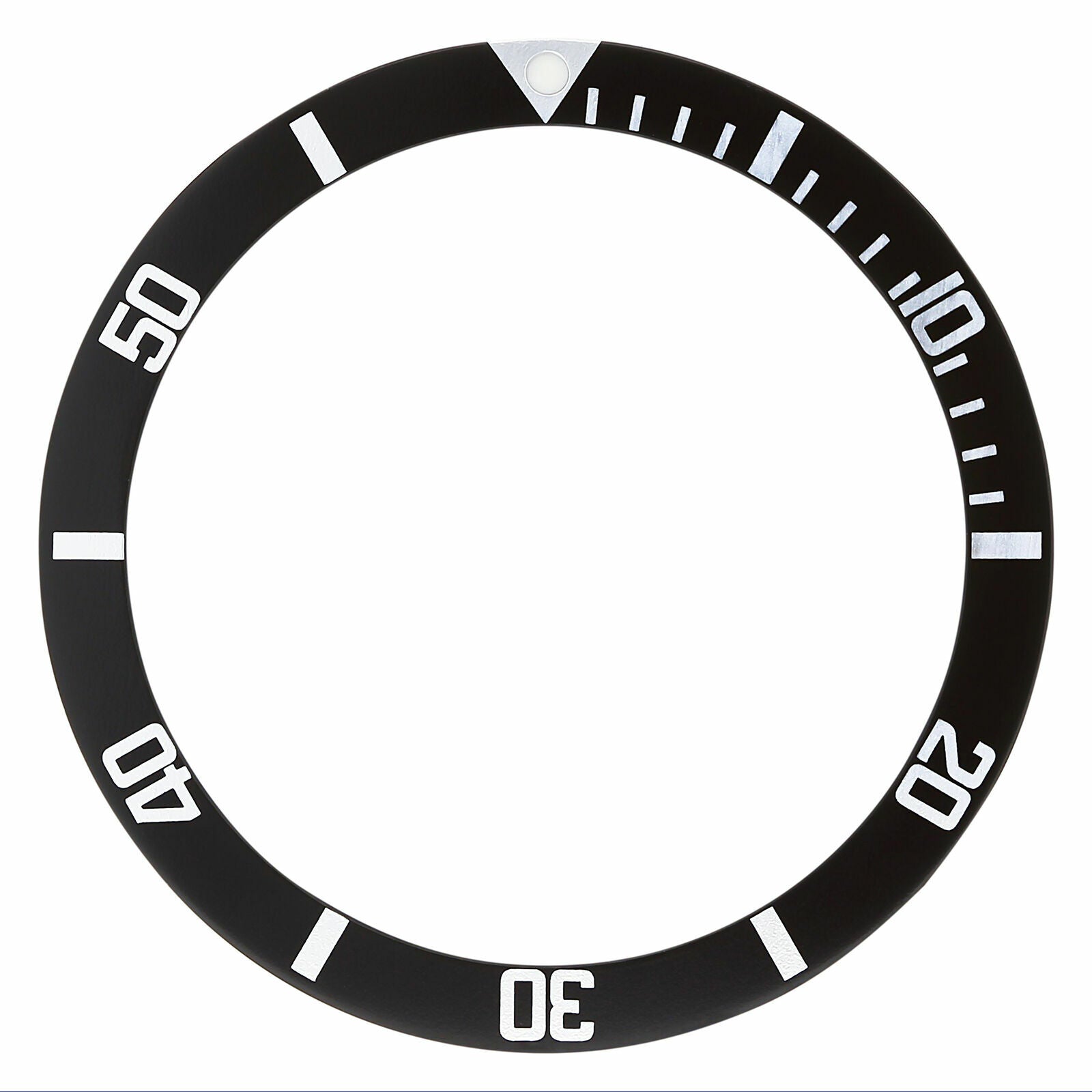 REPLACEMENT BEZEL INSERT BLACK FOR WATCH 34.90MM X 28.60MM